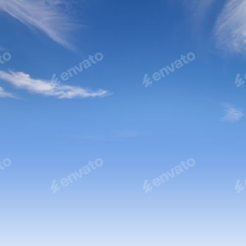 Preview: Blue Sky Background With Clouds