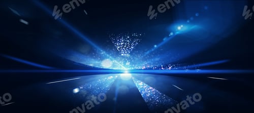 Preview: Abstract Dark Blue Cosmos Background Wallpaper