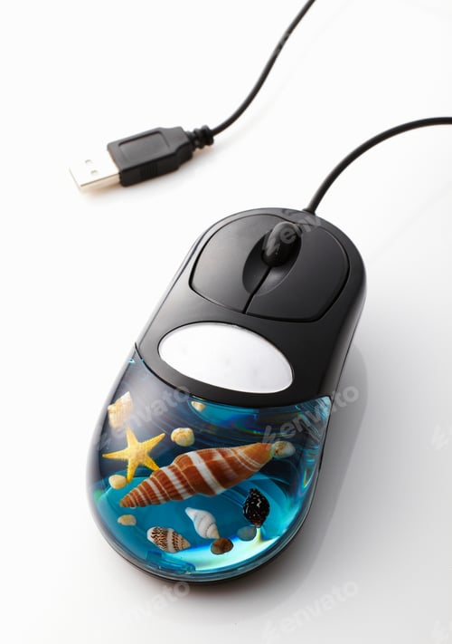 Preview: Product Made Of Artificial Amber, Mouse