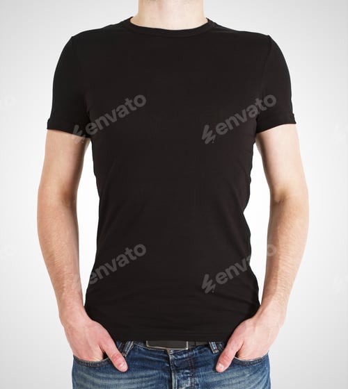 Preview: Guy In T-Shirt On A White Background