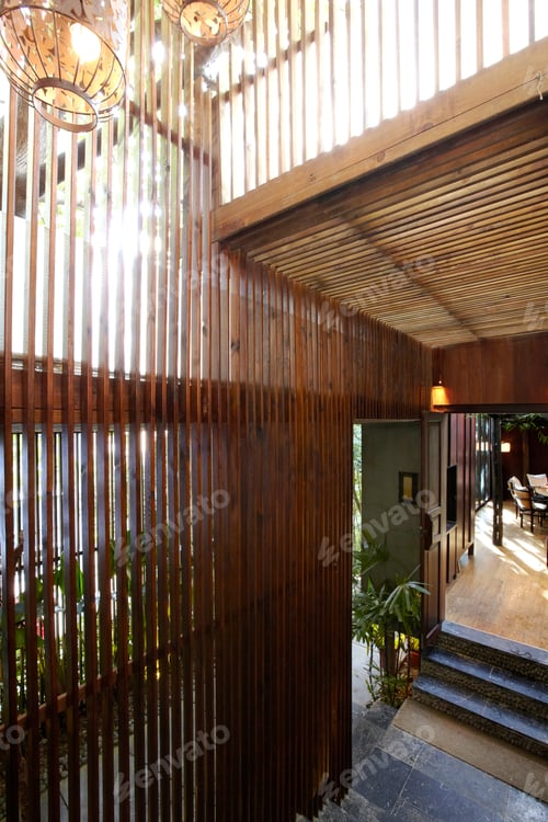 Preview: Southeast Asian Style Restaurant Interior