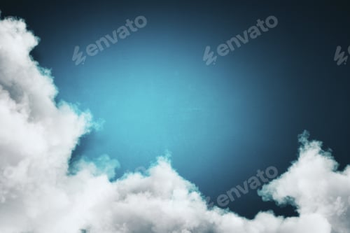 Preview: Abstract Cloudy Sky Background With Copy Spave
