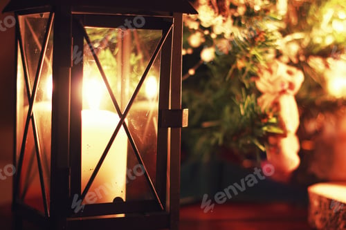 Preview: Dark Candle Lantern Holiday