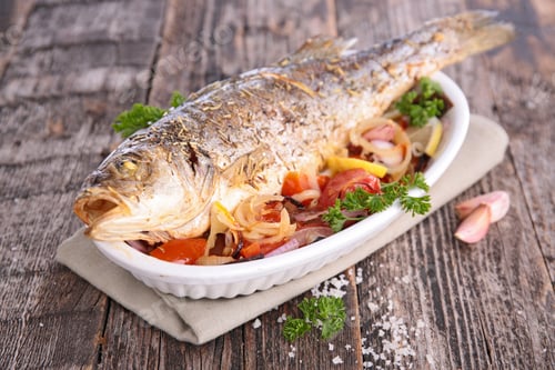 Preview: Grilled Fish And Vegetables