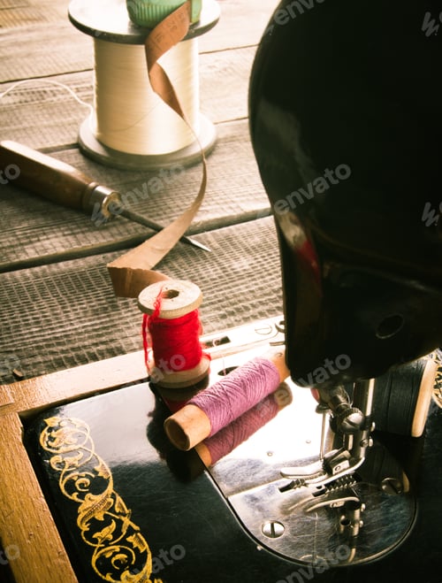 Preview: Sewing. The Sewing Machine And Tools.