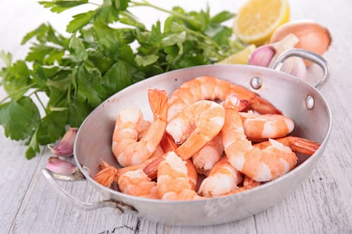 Preview: Casserole With Shrimps And Ingredients