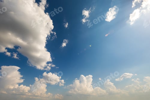 Preview: Sky Clouds,Sky With Clouds And Sun