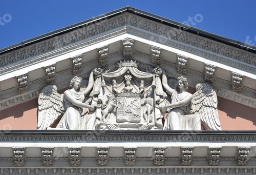 Preview: Fronton Of Palace In St. Petersburg, Russia.