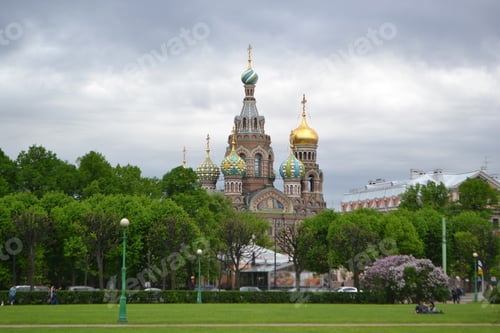 Preview: Orthodox Church "Spas Na Krovi", St.Petersburg, Russia. Church Of The Savior On Spilled Blood.
