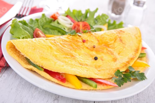 Preview: Omelette And Vegetable