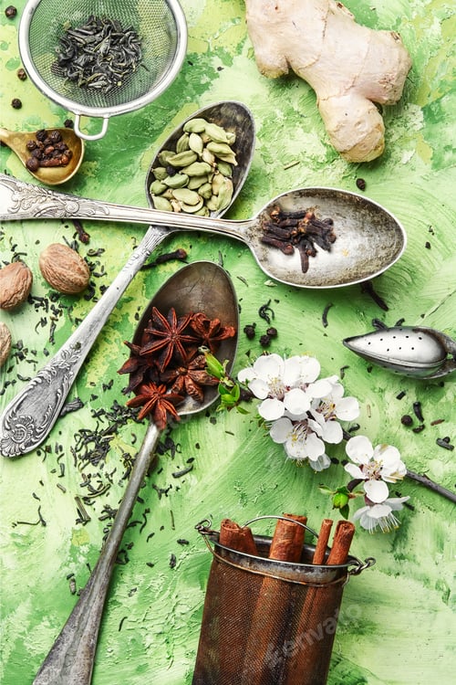 Preview: Ginger,Cinnamon And Spices For An Invigorating For The Masala Tea