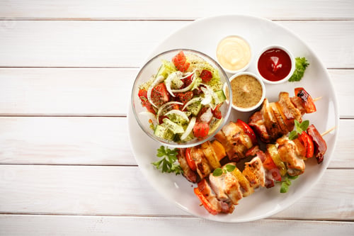 Preview: Grilled Meat And Vegetables
