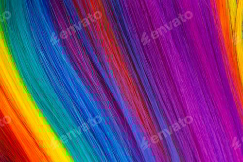 Preview: Colorful Abstract Background, Made From Color Wig