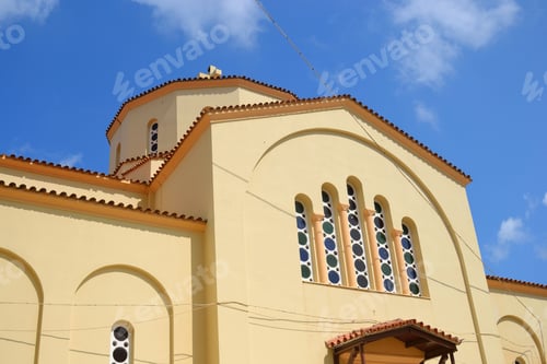 Preview: Church Ekklisia Panagia In Malia On Crete Island, Greece.