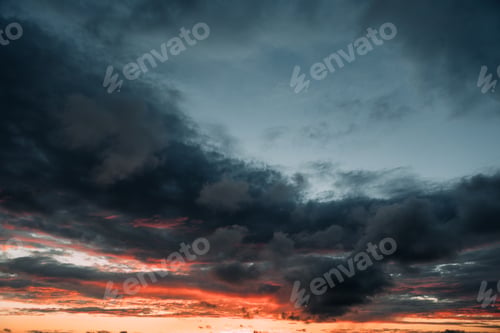 Preview: Sky With Clouds And Sun