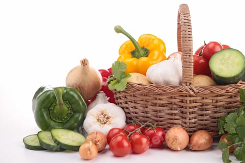Preview: Vegetables On White Background