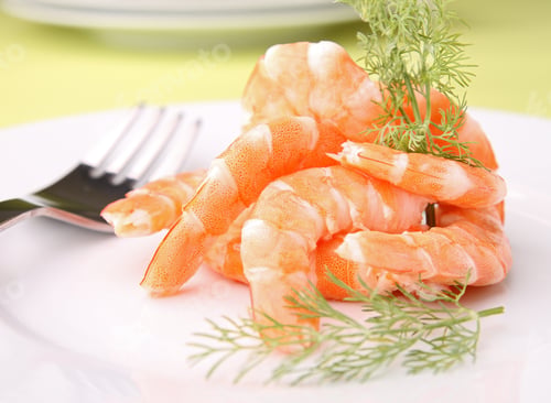 Preview: Plate Of Shrimp And Dill