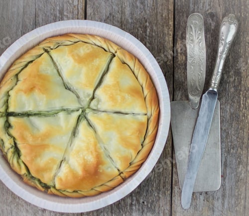 Preview: Spanakopita - Greek Pie With Spinach And Cheese