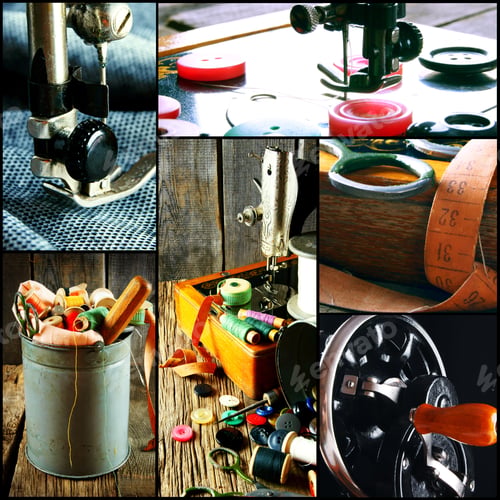 Preview: Collage Of Sewing Photos .