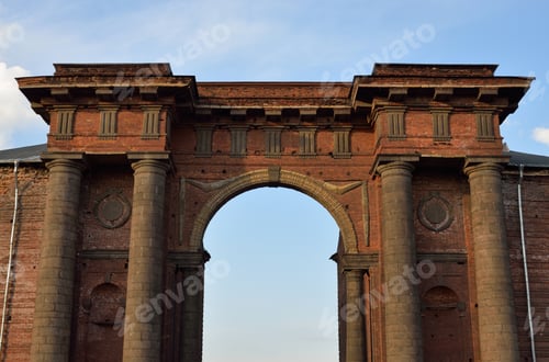 Preview: Arch Of New Holland At Spring Evening In St.Petersburg, Russia.