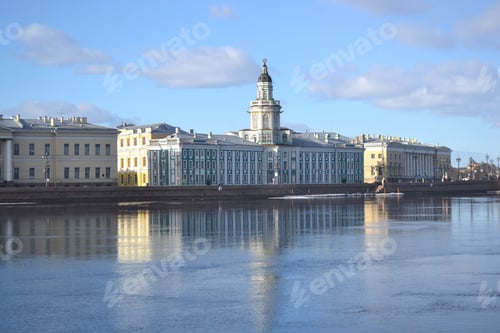 Preview: Cabinet Of Curiosities And Neva River In St.Petersburg, Russia
