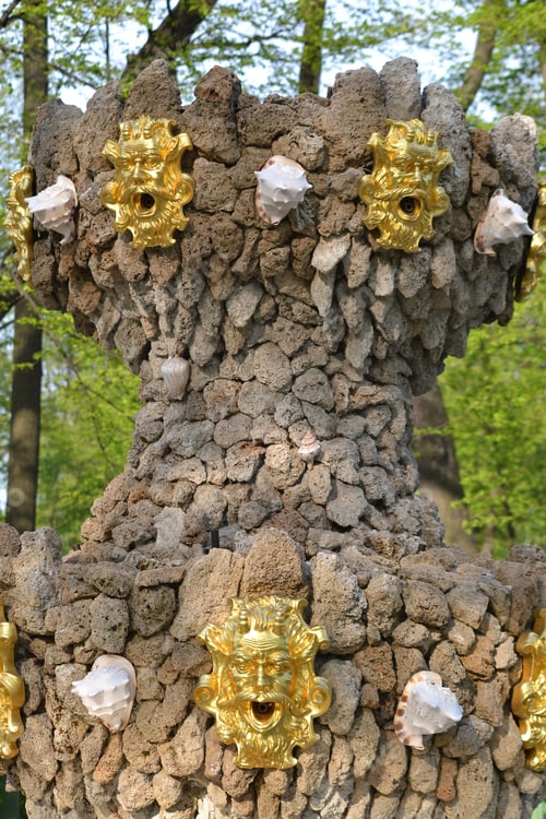 Preview: Fountain In Renovated Summer Garden, St.Petersburg, Russia.