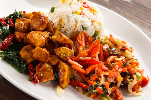 Preview: Chicken Meat With Rice