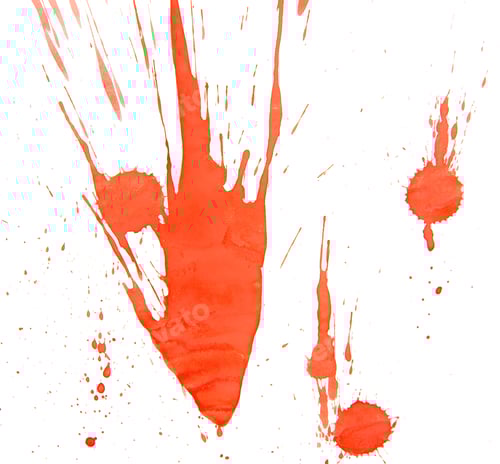 Preview: Red Stains. On A White Background.