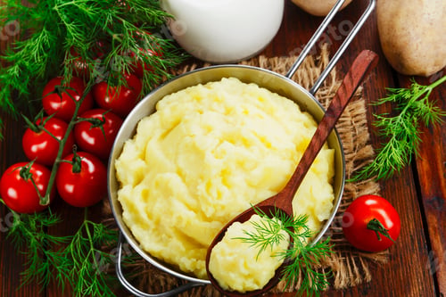 Preview: Mashed Potato With Fresh Herbs And Milk