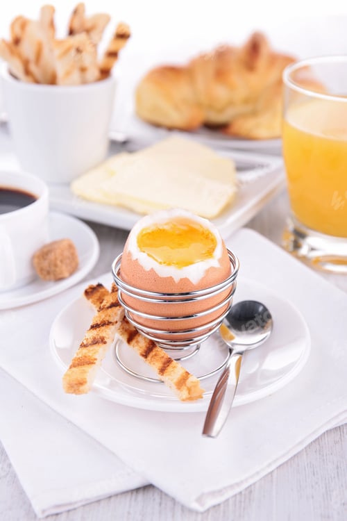 Preview: Breakfast With Egg, Juice And Coffee