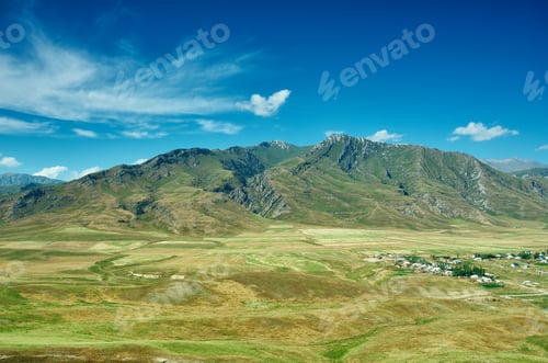 Preview: Mountain Plateau District Of Jalal-Abad Region In Western Kyrgyzstan