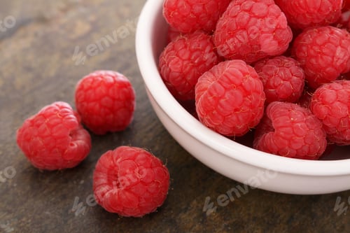 Preview: Fresh Ripe Red Raspberries