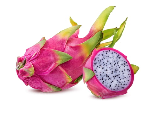 Preview: Dragon Fruit Isolated On White Background