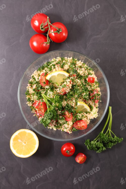 Preview: Tabbouleh With Semolina, Tomato, Lemon And Parsley