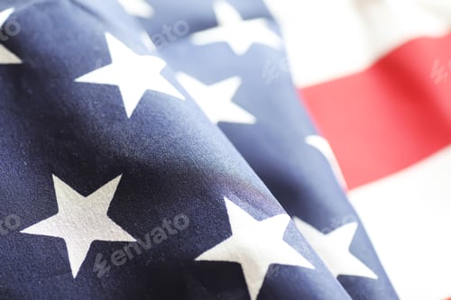 Preview: Patriotic Stars and Stripes Fabric Texture