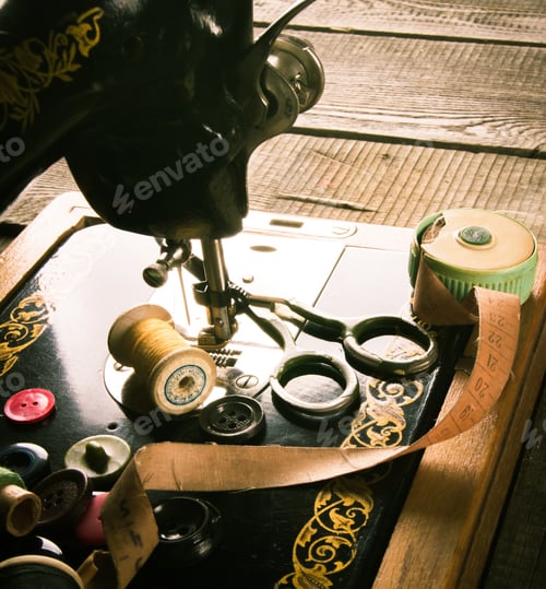 Preview: Sewing. The Sewing Machine And Tools.