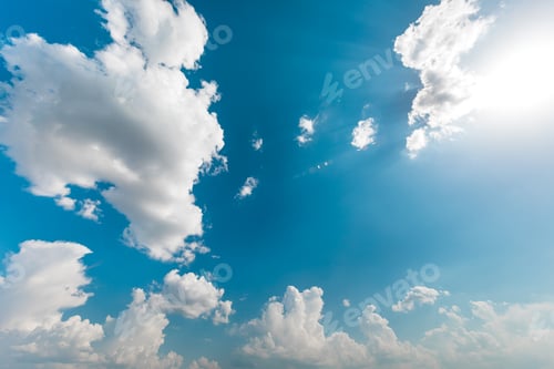 Preview: Beautiful Sky With Cloud Before Sunset