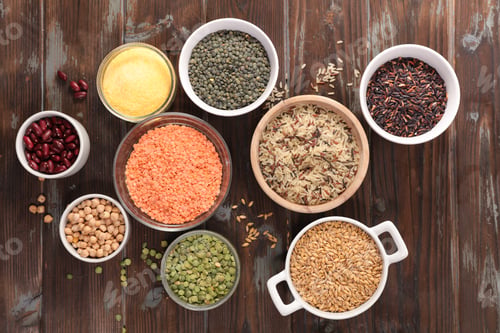 Preview: Assorted Of Cereals- Rice, Lentils, Quinoa, Chickpea, Bean