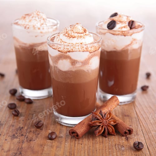 Preview: Christmas Drink, Coffee With Cream And Spices