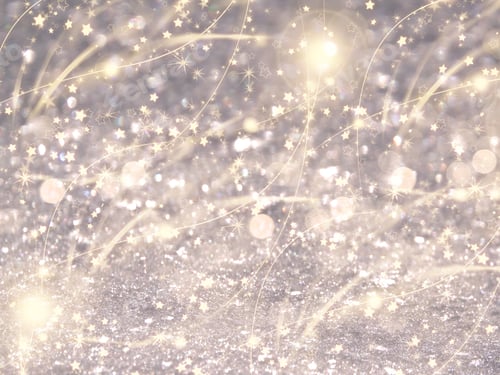 Visualização: Guirlanda de luzes de Natal de fundo branco abstrato