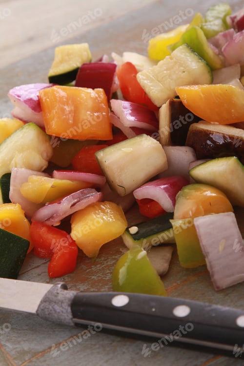 Preview: Preparing Diced Vegetables