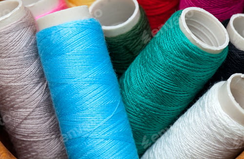 Preview: Bobbins Of Thread Close Up