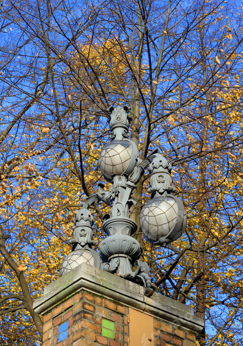 Preview: Old Lantern In Saint Petersburg, Russia.