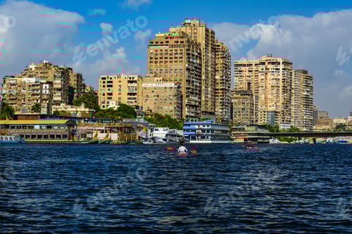 Preview: Kayaking On Nile River In Cairo City, Egypt. Summer Vacations