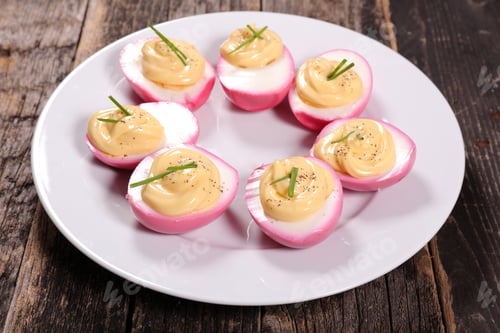 Preview: Beetroot Deviled Egg