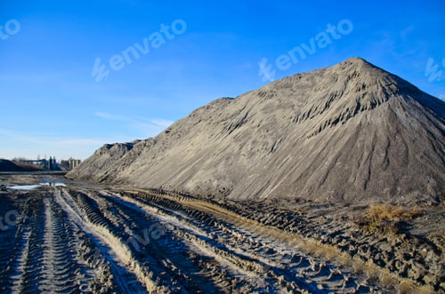 Preview: Piles Of The Gravel In A Granite Quarry