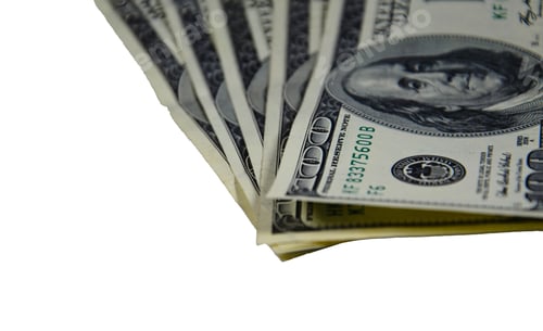 Preview: Macro Shot of United States One Hundred Dollar Bills