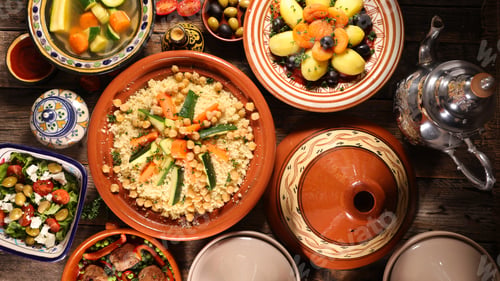 Preview: Collection Of Arabic Dish And Traditional Meal