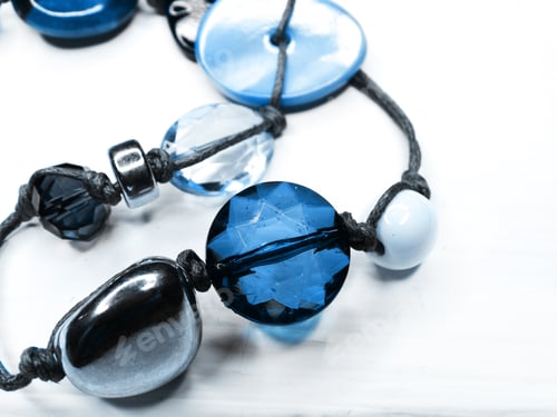 Preview: Jewelry Beads With Bright Colorful Crystals Luxury Fashion Accessory Background
