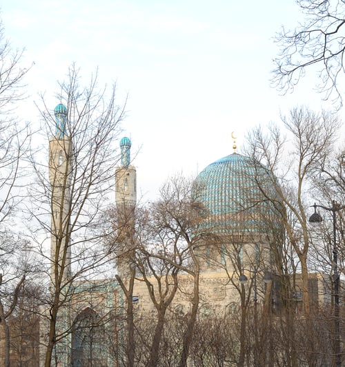 Preview: Saint Petersburg Mosque On Petrograd Side, Russia.